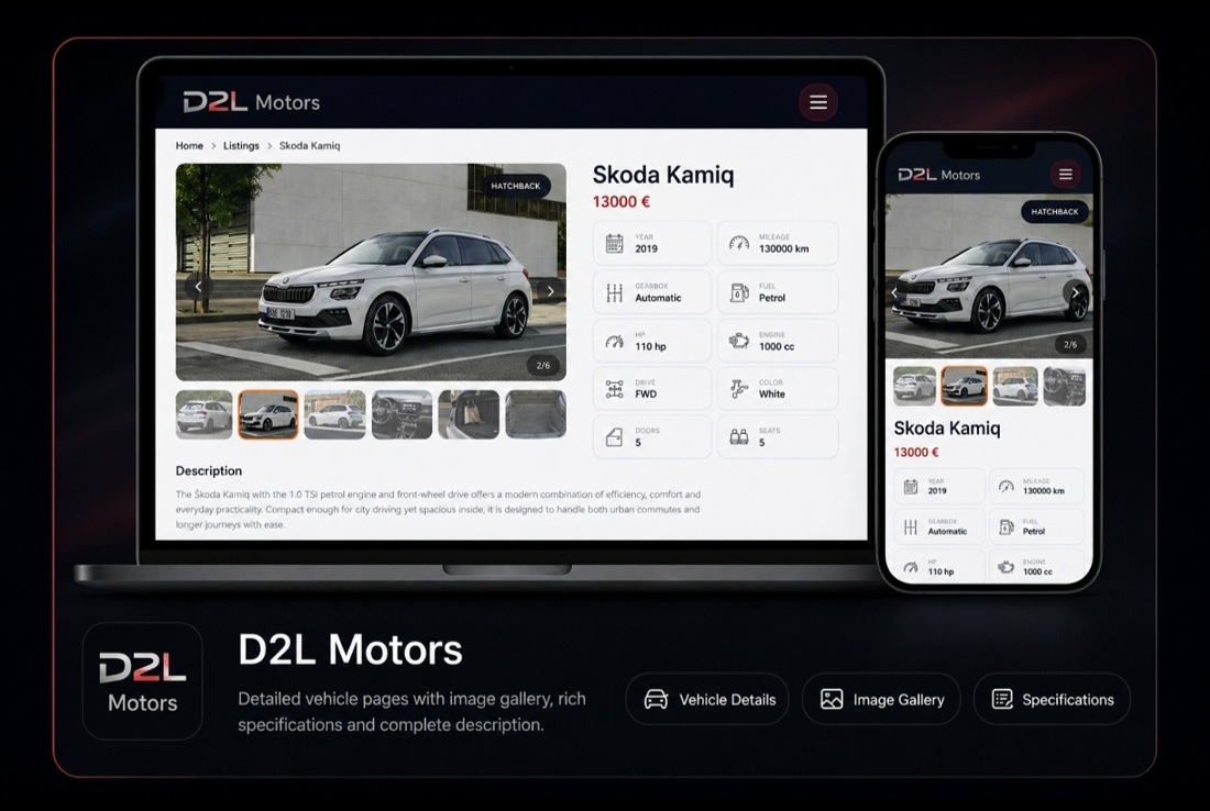 D2L Motors Fahrzeugplattform